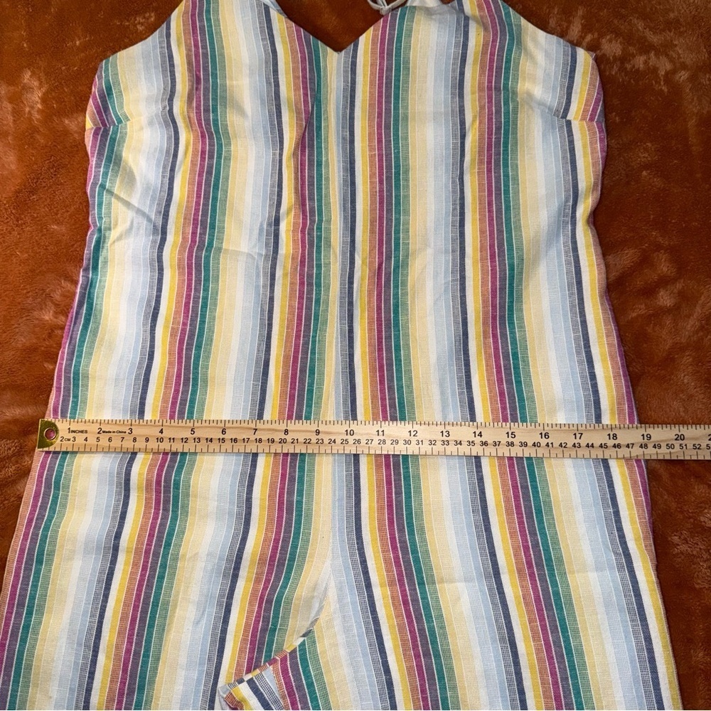 Jude Connally Multicolor Striped Women's Romper Size Medium - Picture 6 of 9